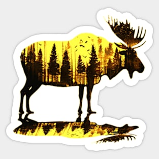 Moose Sticker